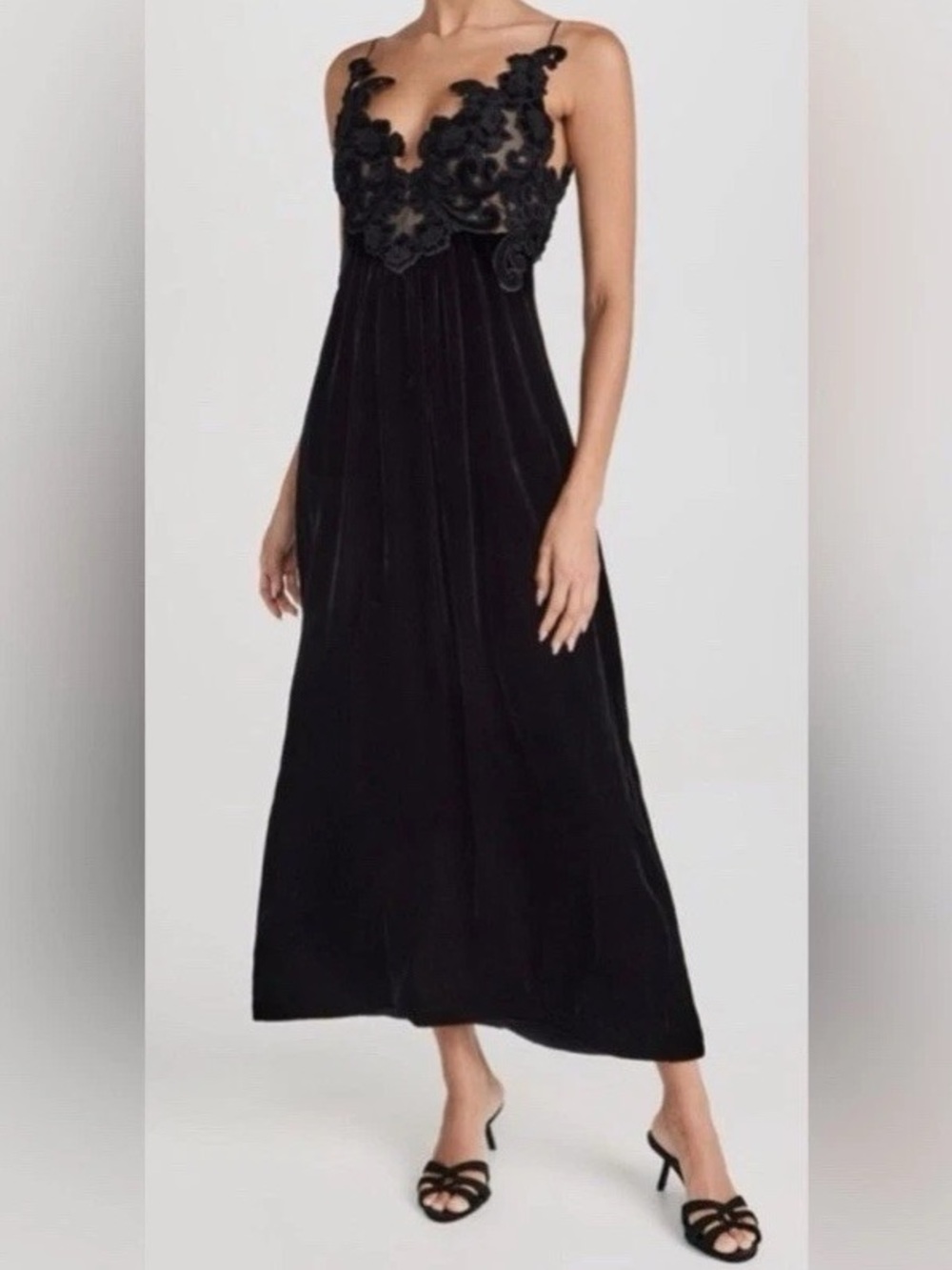 NWT Zimmermann Sensory Velvet Slip Dress Size AU 2/US 8